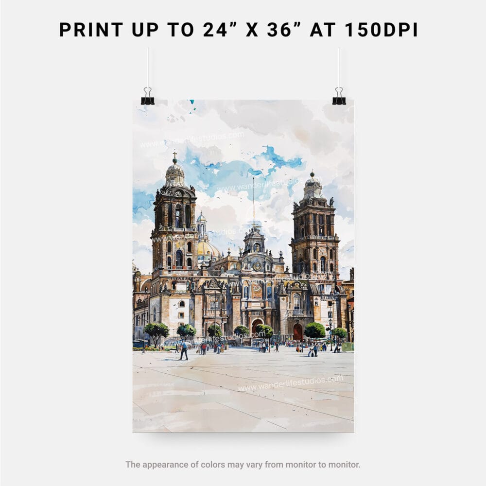 06 - Mexico Metropolitan Cathedral Watercolor Art - Digital Downloads - Print Size.jpg 06 - Mexico Metropolitan Cathedral Watercolor Art - Digital Downloads - Print Size.jpg