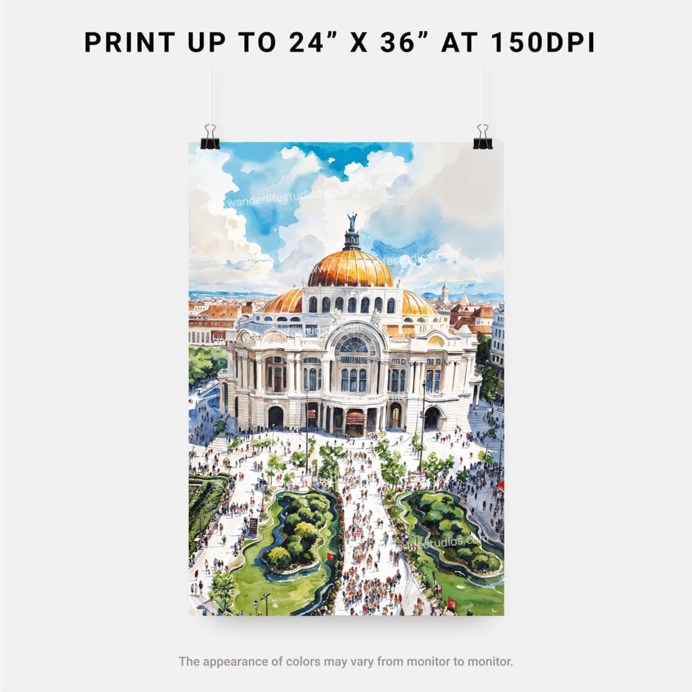 06 - Mexico Palacio de Bellas Artes Watercolor Art - Digital Downloads - Print Size.jpg 06 - Mexico Palacio de Bellas Artes Watercolor Art - Digital Downloads - Print Size.jpg