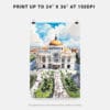 06 - Mexico Palacio de Bellas Artes Watercolor Art - Digital Downloads - Print Size.jpg