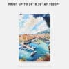 06 - Monaco France Watercolor Art - Digital Downloads - Print Size.jpg