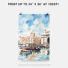 06 - Mumbai Taj Mahal Palace Watercolor Art - Digital Downloads - Print Size.jpg