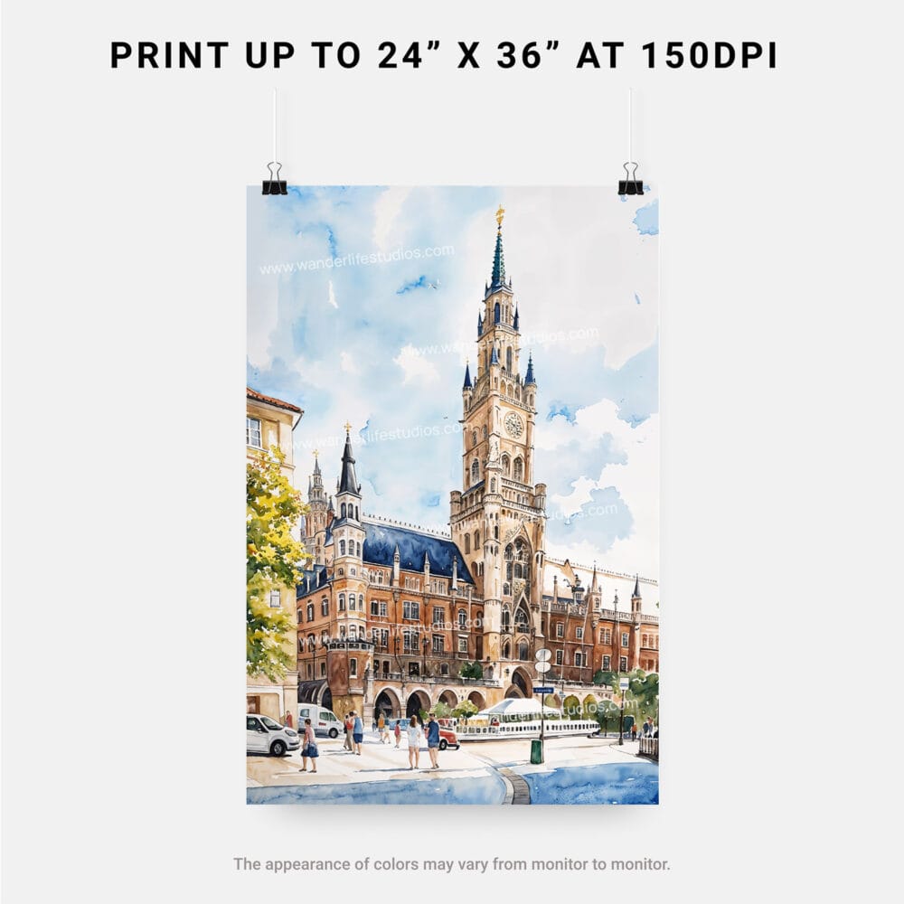 06 - Munich Marienplatz Art - Digital Downloads - Print Size.jpg 06 - Munich Marienplatz Art - Digital Downloads - Print Size.jpg