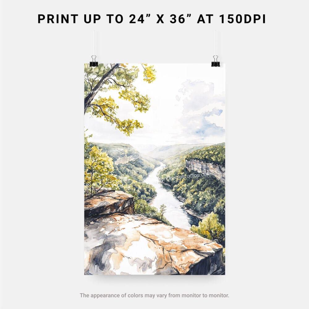 06 - New River Gorge Watercolor Art - Digital Downloads - Print Size.jpg 06 - New River Gorge Watercolor Art - Digital Downloads - Print Size.jpg