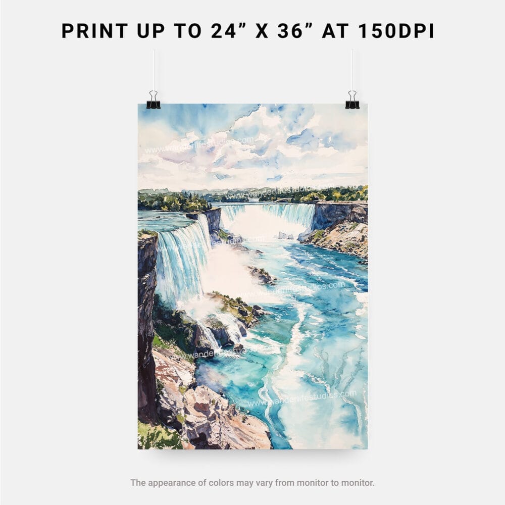 06 - Niagara Falls Watercolor Art - Digital Downloads - Print Size.jpg 06 - Niagara Falls Watercolor Art - Digital Downloads - Print Size.jpg