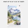 06 - North Cascades National Park Watercolor Art - Digital Downloads - Print Size.jpg