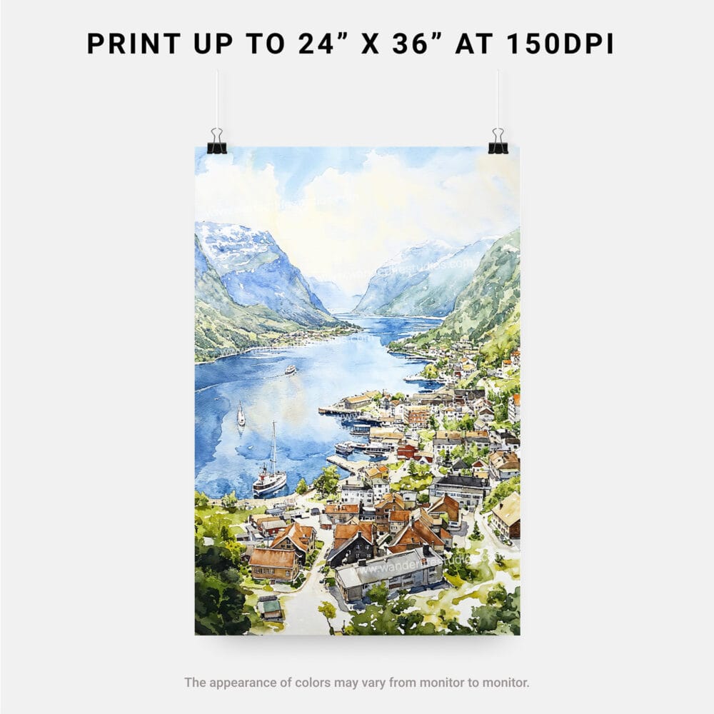 06 - Norwegian Fjords Watercolor Art - Digital Downloads - Print Size.jpg 06 - Norwegian Fjords Watercolor Art - Digital Downloads - Print Size.jpg