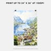 06 - Norwegian Fjords Watercolor Art - Digital Downloads - Print Size.jpg