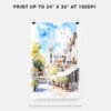 06 - Norwich England Watercolor Art - Digital Downloads - Print Size.jpg