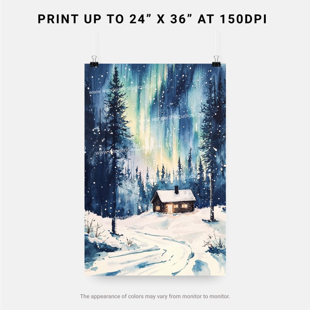 06 - Nothern Lights Finland Watercolor Art - Digital Downloads - Print Size.jpg 06 - Nothern Lights Finland Watercolor Art - Digital Downloads - Print Size.jpg