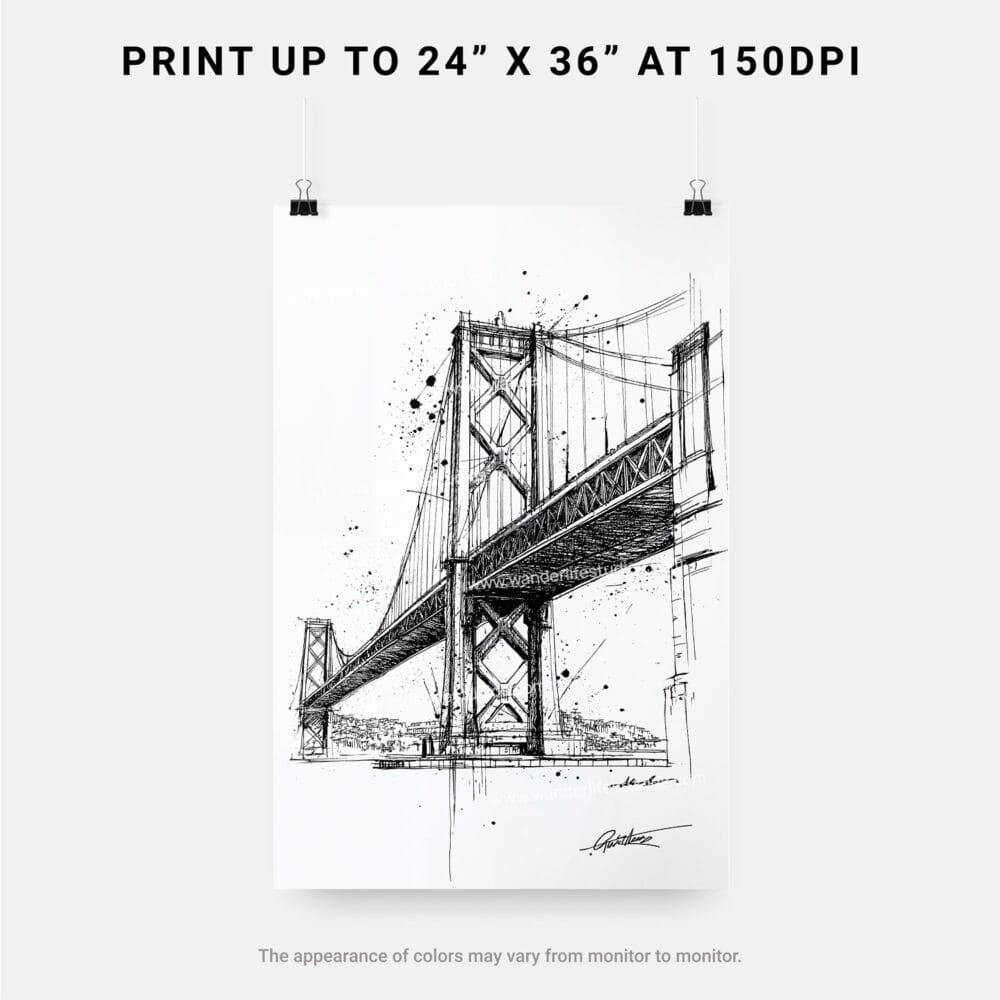 06 - Oakland Bridge Pencil Drawing Art - Digital Downloads - Print Size.jpg 06 - Oakland Bridge Pencil Drawing Art - Digital Downloads - Print Size.jpg