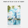 06 - Orlando Florida Watercolor Art - Digital Downloads - Print Size.jpg