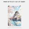 06 - Osaka Japan Watercolor Art - Digital Downloads - Print Size.jpg
