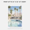 06 - Palm Springs Pool Villa Watercolor Art - Digital Downloads - Print Size.jpg