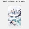 06 - Patagonia Torres Del Paine Watercolor Art - Digital Downloads - Print Size.jpg