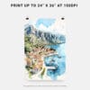 06 - Perast Montenegro Watercolor Art - Digital Downloads - Print Size.jpg