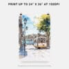 06 - Porto 1 Watercolor Art - Digital Downloads - Print Size.jpg