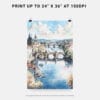06 - Prague Skyline Watercolor Art - Digital Downloads - Print Size.jpg