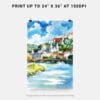 06 - Salzburg Austria Watercolor Art - Digital Downloads - Print Size.jpg