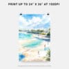 06 - San Diego Beach Watercolor Art - Digital Downloads - Print Size.jpg