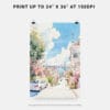 06 - San Francisco Lombard Street Watercolor Art - Digital Downloads - Print Size.jpg