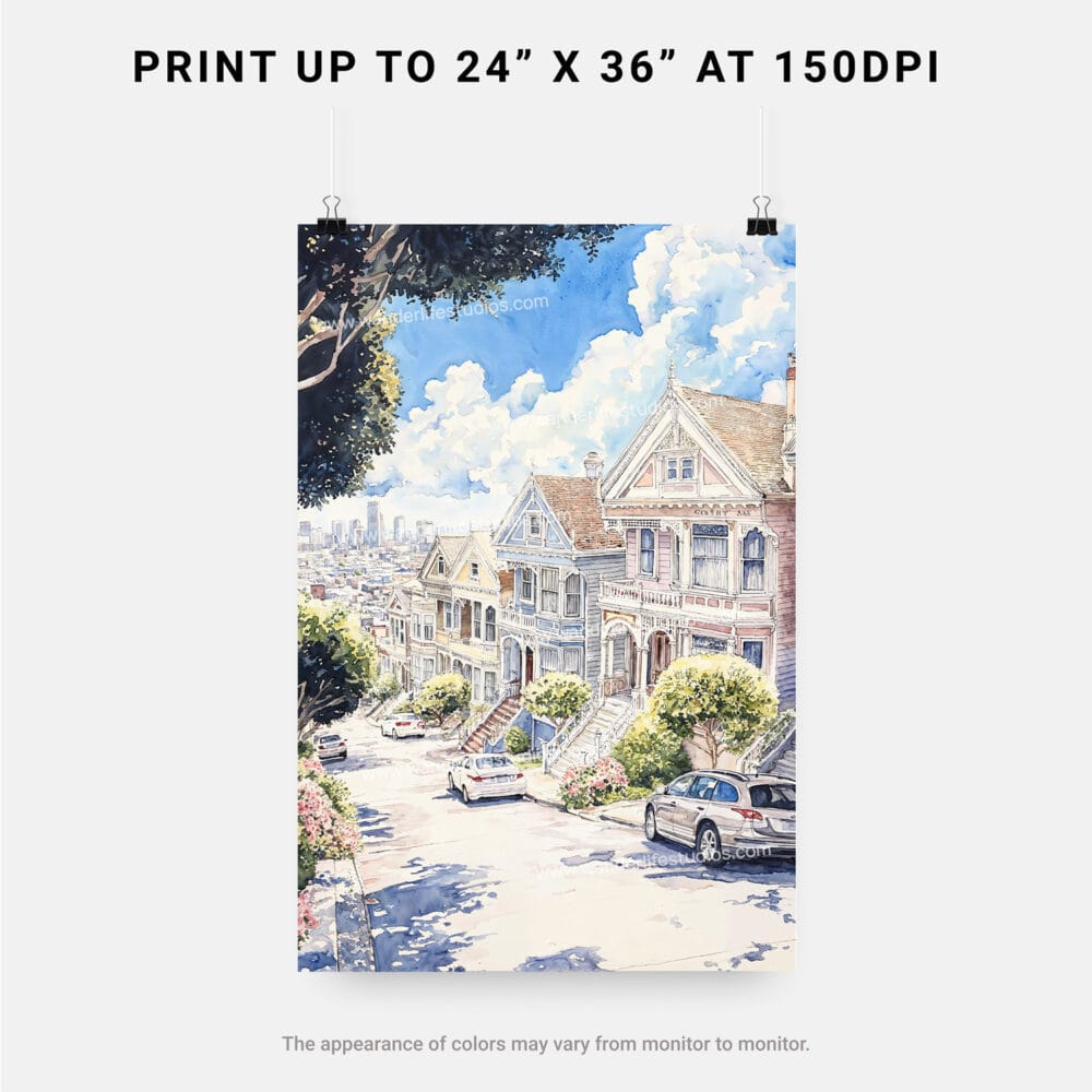 06 - San Francisco - Painted Ladies Watercolors Art - Digital Downloads - Print Size.jpg 06 - San Francisco - Painted Ladies Watercolors Art - Digital Downloads - Print Size.jpg