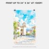 06 - San Salvador Watercolor Art - Digital Downloads - Print Size.jpg
