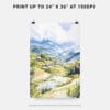 06 - Sapa Vietnam Watercolor Art - Digital Downloads - Print Size.jpg