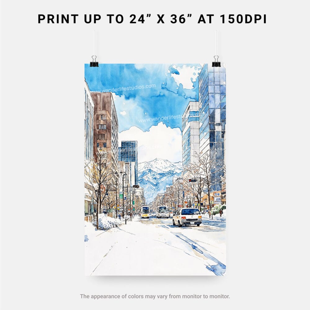 06 - Sapporo City Watercolor Art - Digital Downloads - Print Size.jpg 06 - Sapporo City Watercolor Art - Digital Downloads - Print Size.jpg