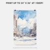 06 - Sapporo Japan Watercolor Art - Digital Downloads - Print Size.jpg