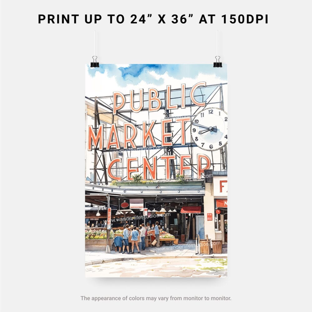 06 - Seattle Pike Place Watercolor Art - Digital Downloads - Print Size.jpg 06 - Seattle Pike Place Watercolor Art - Digital Downloads - Print Size.jpg