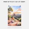 06 - Sedona Arizona Watercolor Art - Digital Downloads - Print Size.jpg