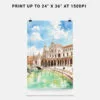 06 - Seville Plaza De Espana Watercolor Art - Digital Downloads - Print Size.jpg