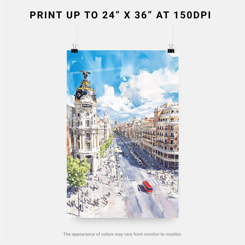 06 - Spain Madrid Watercolor Art - Digital Downloads - Print Size.jpg 06 - Spain Madrid Watercolor Art - Digital Downloads - Print Size.jpg
