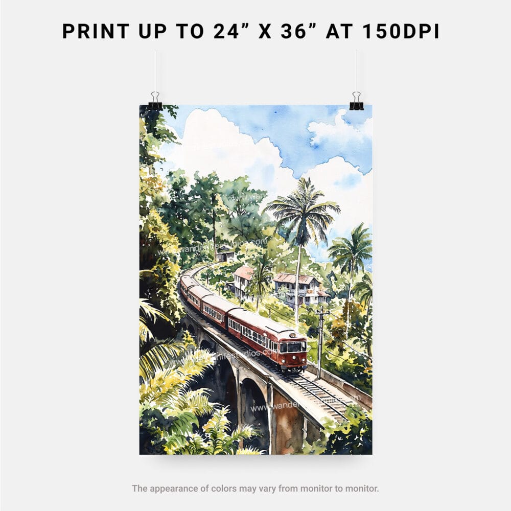 06 - Sri Lanka Train Watercolor Art - Digital Downloads - Print Size.jpg 06 - Sri Lanka Train Watercolor Art - Digital Downloads - Print Size.jpg