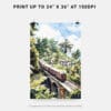 06 - Sri Lanka Train Watercolor Art - Digital Downloads - Print Size.jpg