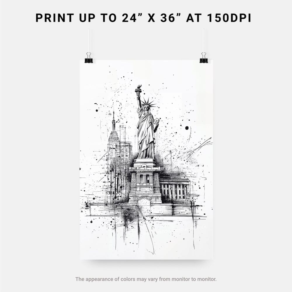 06 - Statue of liberty Pencil Drawing Art - Digital Downloads - Print Size.jpg 06 - Statue of liberty Pencil Drawing Art - Digital Downloads - Print Size.jpg
