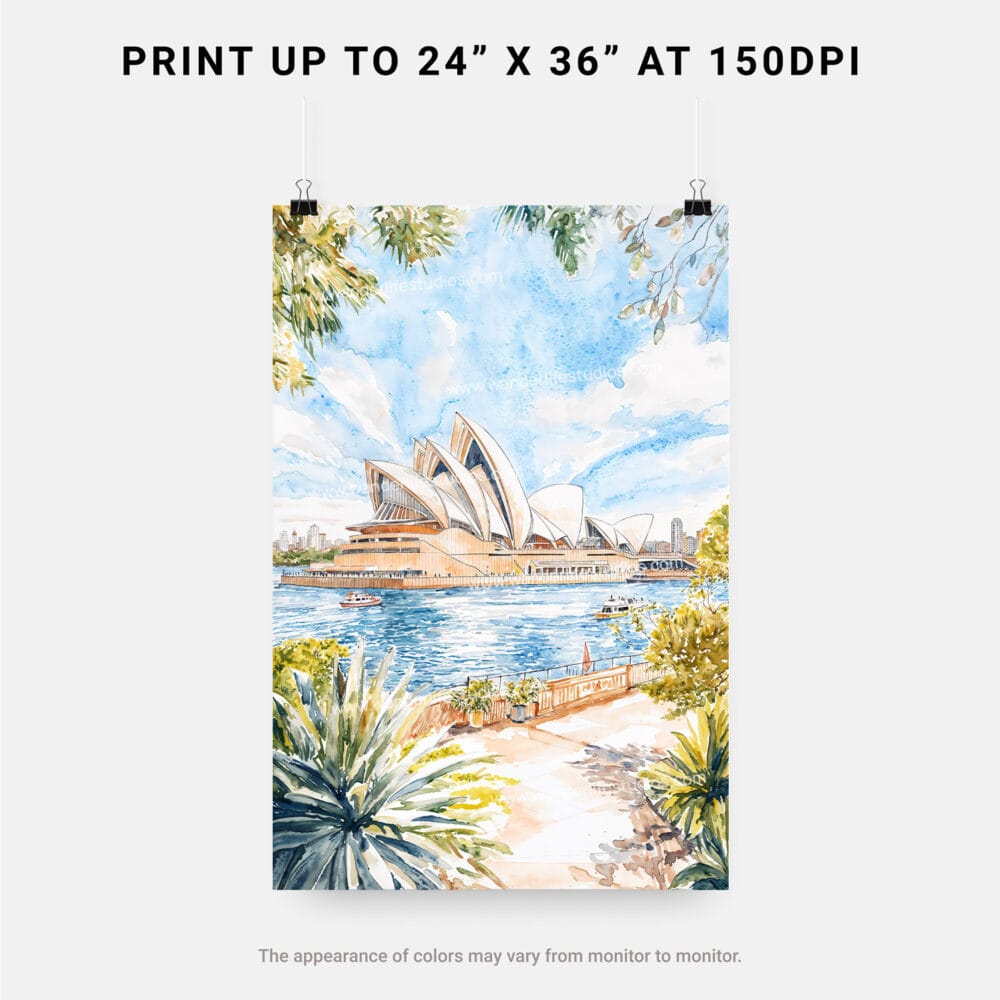 06 - Sydney Australia Opera House Watercolor Art - Digital Downloads - Print Size.jpg 06 - Sydney Australia Opera House Watercolor Art - Digital Downloads - Print Size.jpg