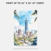 06 - Taipei Watercolor Art - Digital Downloads - Print Size.jpg