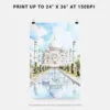 06 - Taj Mahal Watercolor Art - Digital Downloads - Print Size.jpg