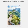 06 - The Great Wall of China Watercolor Art - Digital Downloads - Print Size.jpg