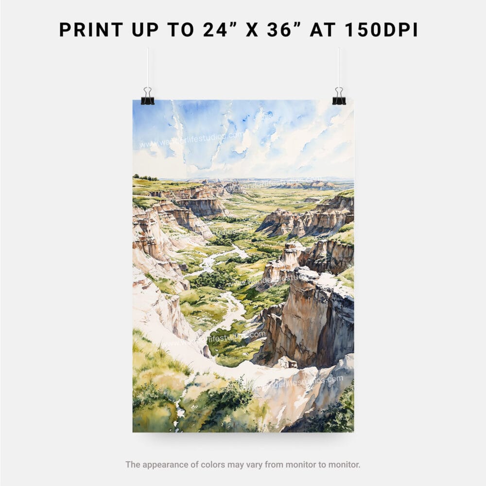 06 - Theodore Roosevelt National Park Watercolor Art - Digital Downloads - Print Size.jpg 06 - Theodore Roosevelt National Park Watercolor Art - Digital Downloads - Print Size.jpg