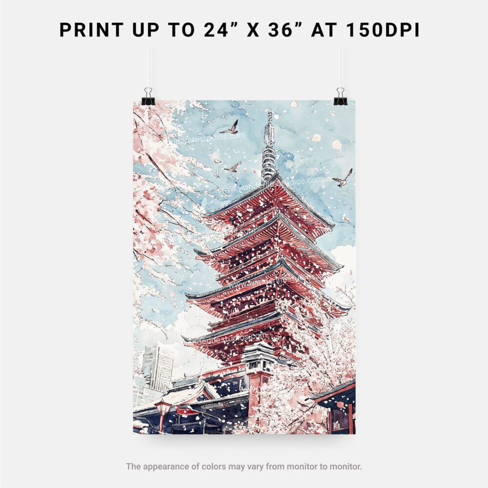 06 - Tokyo Sakura Watercolor Art - Digital Downloads - Print Size.jpg 06 - Tokyo Sakura Watercolor Art - Digital Downloads - Print Size.jpg