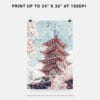 06 - Tokyo Sakura Watercolor Art - Digital Downloads - Print Size.jpg