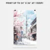 06 - Tokyo Skytree Watercolor Art - Digital Downloads - Print Size.jpg