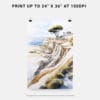 06 - Torrey Pines San Diego Watercolor Art - Digital Downloads - Print Size.jpg