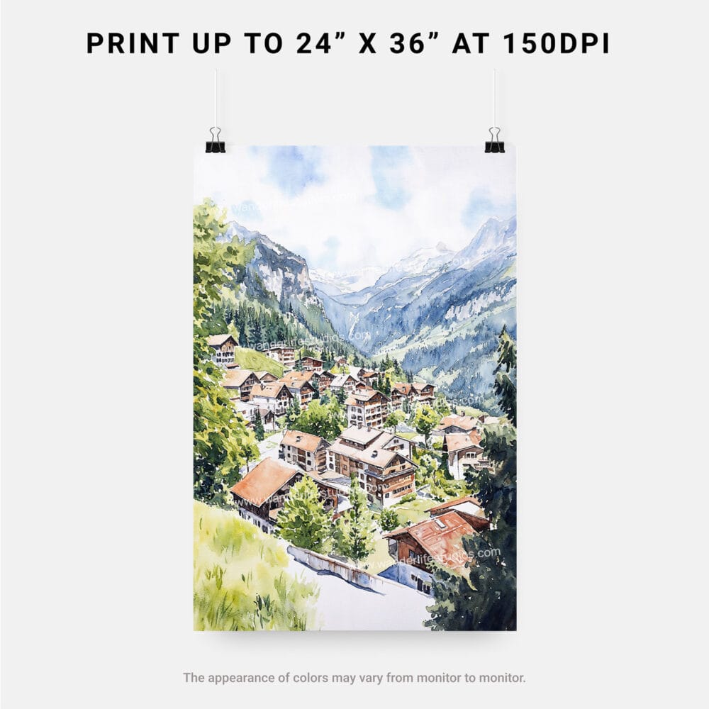 06 - Wengen Switzerland Watercolor Art - Digital Downloads - Print Size.jpg 06 - Wengen Switzerland Watercolor Art - Digital Downloads - Print Size.jpg