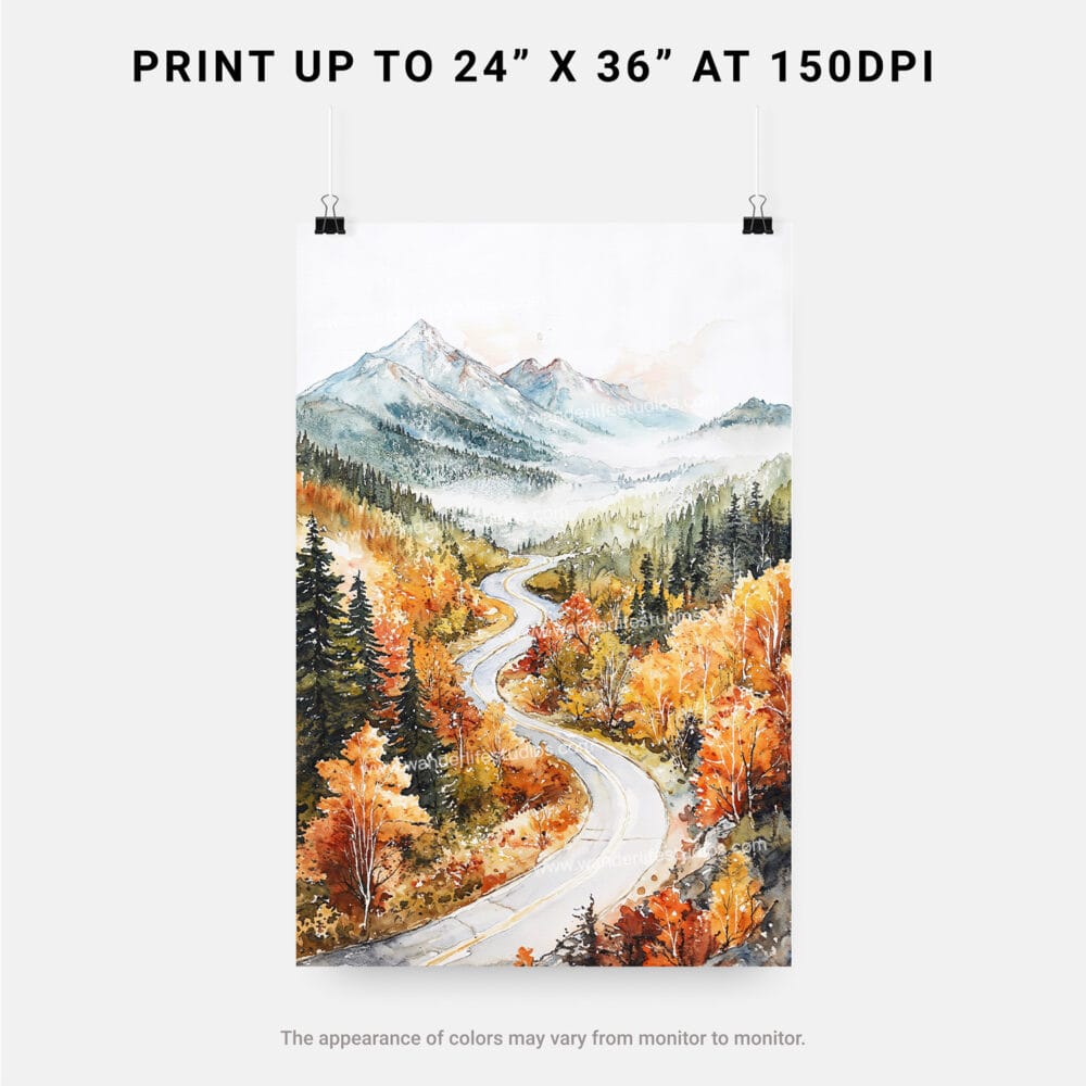 06 - White Mountains New Hampshire Watercolor Art - Digital Downloads - Print Size.jpg 06 - White Mountains New Hampshire Watercolor Art - Digital Downloads - Print Size.jpg