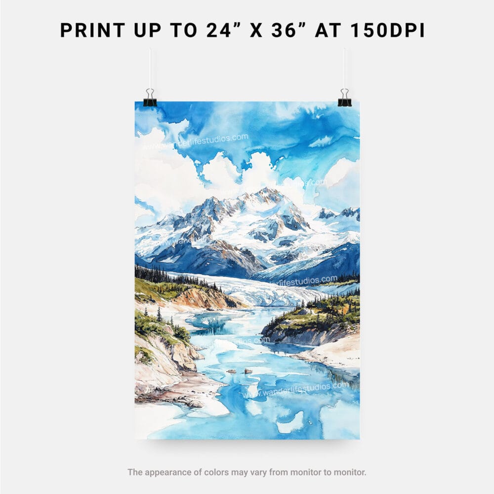 06 - Wrangell-St. Elias National Park Watercolor Art - Digital Downloads - Print Size.jpg 06 - Wrangell-St. Elias National Park Watercolor Art - Digital Downloads - Print Size.jpg