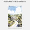 06 - Yorkshire Dales Watercolor Art - Digital Downloads - Print Size.jpg