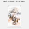 06 - Yosemite Watercolor Art - Digital Downloads - Print Size.jpg